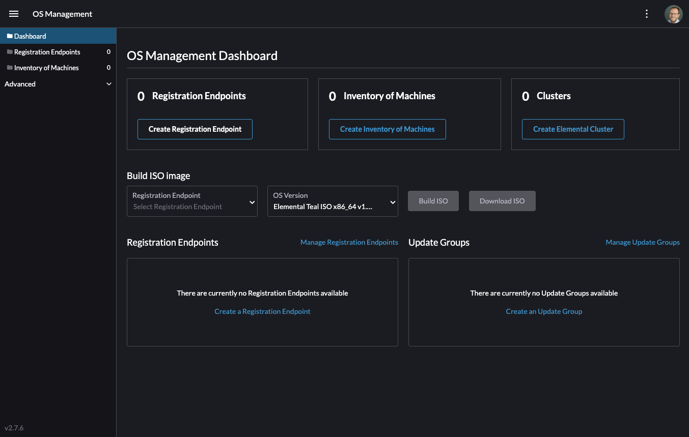 Click Create Registration